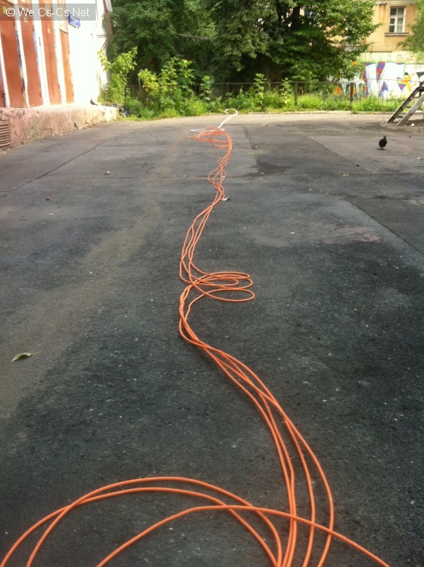 Раскладываем кабели